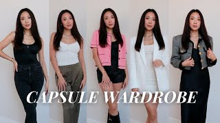 SPRING CAPSULE WARDROBE • CLOTHING ESSENTIALS & OUTFIT IDEAS