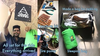 റെഡി to റൈഡ്..everything arrived,setup a trekking bag | #gypsy |