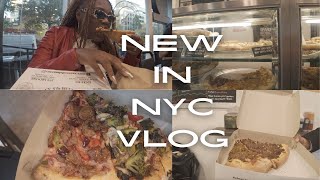 NYC VLOGS - TRYING VIRAL PIZZA AT CUTS & SLICES