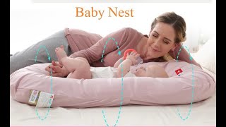 Baby Nest Bed | Portable Crib, For Newborn Baby, Cotton  Cradle / Bed , Bassinet Bumper #shorts