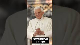 Pope Benedict XVI dies at 95 RIP #shorts