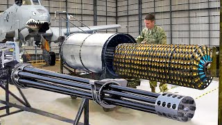 Inside US Air Force Advanced Facility Maintaining Scary Gatling Gun Cannons