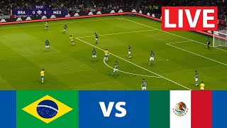 🔴Brazil vs Mexico Live Match Today | Copa America 2024 Live | Brazil Live Match Today pes 21