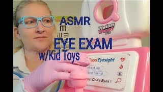 ASMR Eye Doctor Exam w/Kid Toys Medical playset Roleplay