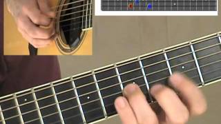 Dm7b5 Arpeggio Am shape Guitar Exercise