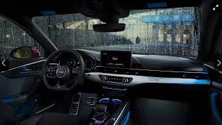 2024 Audi A4 Cozy rain : Waiting by sleeping in the car