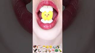 asmr CHICK in EGG🐣 BIRDS 🐥🦚🦩🦅🦉🐧 satisfying eating sounds mukbang 먹방