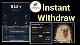 Instant Withdraw New Bot... Live Payment Reserve  Capybara MEME