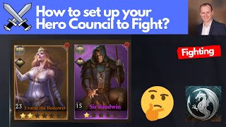 Set Hero Council to Fight (Ultimate Fighting Guide)  King of Avalon