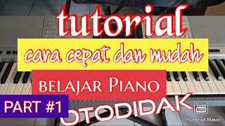 Cara Mudah dan Cepat Belajar Piano secara Otodidak untuk Pemula # Tutorial Part - 1