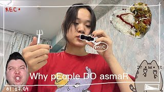 Why people do ASMR!?😩🍜 [5 сар эдитлэсэн бичлэг🧎‍♀️] lazy Caice🛌