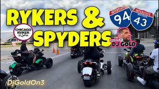 Rykers & Spyders Ride To Milwaukee!!!