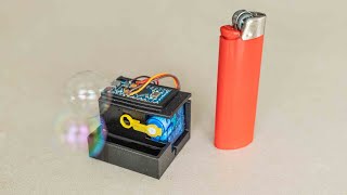 World's Smallest DIY Arduino Bubble Machine