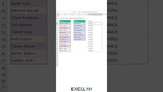 Excel'de 2 Listeyi Karşılaştırma ve Kaç Fark Olduğunu Bulma Formülü | EXCEL 751