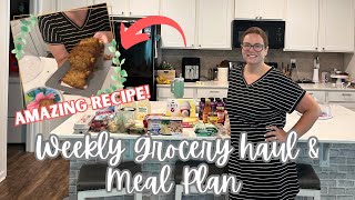 Weekly Grocery haul and Meal plan || The BEST cinnamon bread recipe!