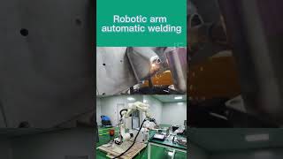 Robotic arm automatic welding -- can be connected to welding machine