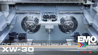 @EMO Milano 2021 CNC 2 Slide Precision Lathe XW-30 plus