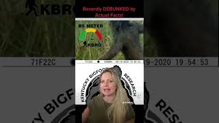 BIGFOOT Image DEBUNKED! #bigfoot #bigfootwitness #kbro #testimony  #youtube #shorts #truth