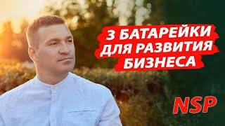 3 "батарейки" для развития бизнеса в НСП/NSP. Сетевой маркетинг.