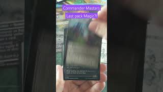 Commander Masters Collector  Crackin! Was box 1 or 2 better? #magicthegathering #boosterpack