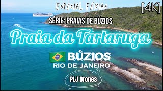 133 - 4K - Drone - Praia da Tartaruga - Búzios - Rio de Janeiro #turismo #praia #praias #buzios #rj