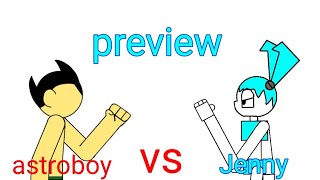 Astro boy vs Jenny wakeman preview