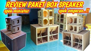 REVIEW BOX SPEAKER MINIATUR