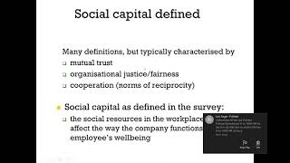 Social capital and bullying in the workplace - Learn at WORK