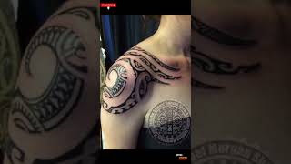 Polynesian (tribal)tattoo design ideas @Tattooarthub #tattoo #shortvideo #shorts