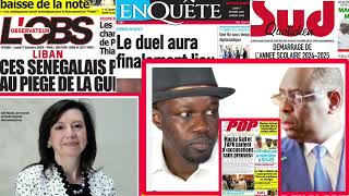 Revue De Presse ! ABDOU KHADRE SECK Du Lundi 07 Octobre 2024