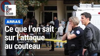 Attaque au couteau dans un lycée d'Arras : ce que l'on sait à la mi-journée