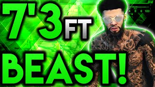 NBA 2K16 My Park • 7'3 BEAST! • EATIN AT SUNSET! • #SqizzymanProductions