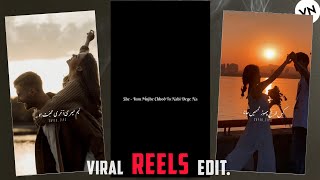 Viral Urdu poetry videos Editing VN - How To make Urdu poetry Reels Vn