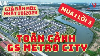 Toàn cảnh Gs Metro City phân khu 1.1 và 1.2| 08/2024