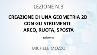 Corso SketchUp 2018 - Lezione 3 | Creazione di una geometria 2D complessa  #3d #sketchup