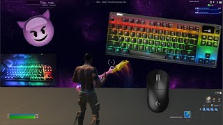 SteelSeries Apex Pro TKL 😴 Satisfying ASMR Chill😍 Smooth Fortnite Tilted Towers Gameplay 360FPS 🏆