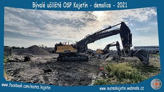 Bývalé učiliště OSP Kojetín - demolice - 2021