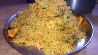 Simple Prawn biryani for beginners |Prawns biryani | hotel style biryani for Bachelor in tamil