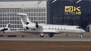 Gulfstream C-37 A United States Air Force USAF 01-0030 arrival at Munich Airport MUC EDDM