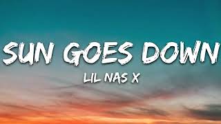 Lil Nas X - SUN GOES DOWN (lyrics )