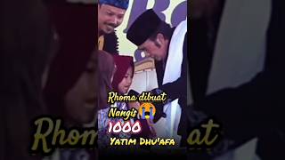 Rhoma Mewek dibuat Nangis 1️⃣0️⃣0️⃣0️⃣ Yatim & Dhu'afa| Santunan 1000 Yatim Dhuafa