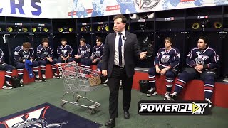 Matt Beaudoin pep talk before game