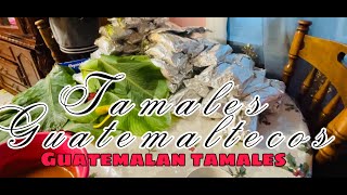 Como se hacen los tamales Gutemaltecos hechos de arroz . Home Made Guatemalan Tamales