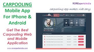 Carpooling Mobile App for IPhone and Android