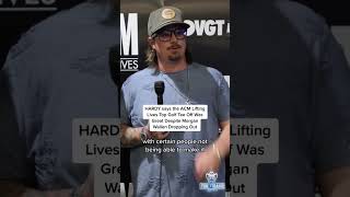 HARDY says the ACM Lifting Lives Top Golf Tee Off was “awesome” despite Morgan Wallen dropping out