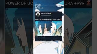 Sasuke Uchiha Aura +999 🤯