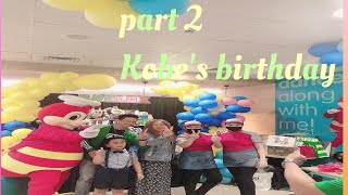 KOBE'S 6TH BIRTHDAY  🥧🎈🎉 AT SOUQ SALMIYA JOLLIBEE PART 2 (VLOG#126)