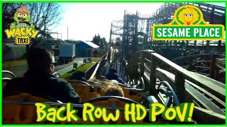 Oscar's Wacky Taxi Back Row HD POV | Sesame Place 2018