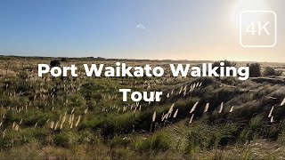 A Walk to Sunset Beach Port Waikato New Zealand ASMR