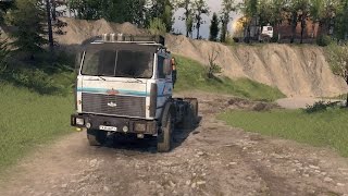 SpinTires Карта "After a hard path 6" тест